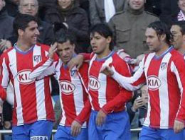 Atletico Madrid kupada tam yol