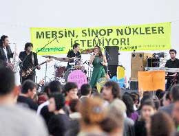 Nükleer enerjiye konserli protesto